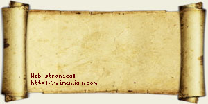 Isidora Vlašković vizit kartica